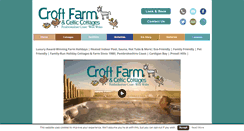 Desktop Screenshot of croft-holiday-cottages.co.uk